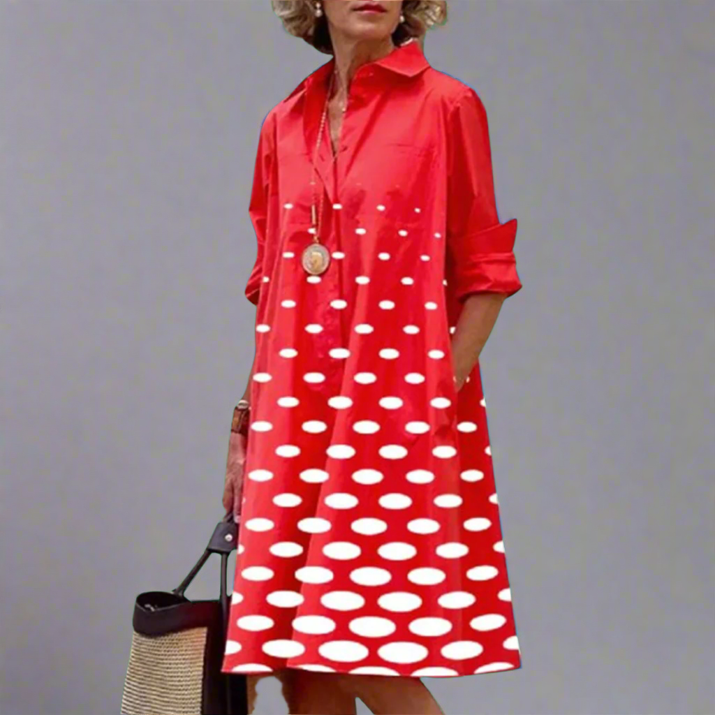 Luxe Comfort Midi Jurk