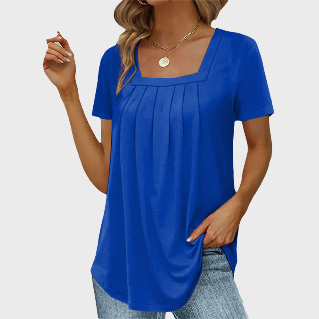 Breezy Elegance Summer Blouse