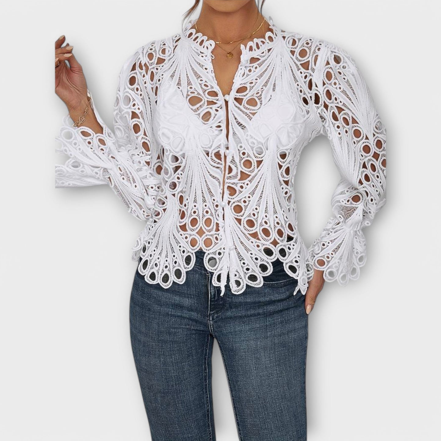 Savannah Asymmetrical Blouse