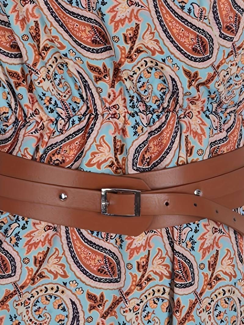 Elegante Bloemen Maxi Jurk