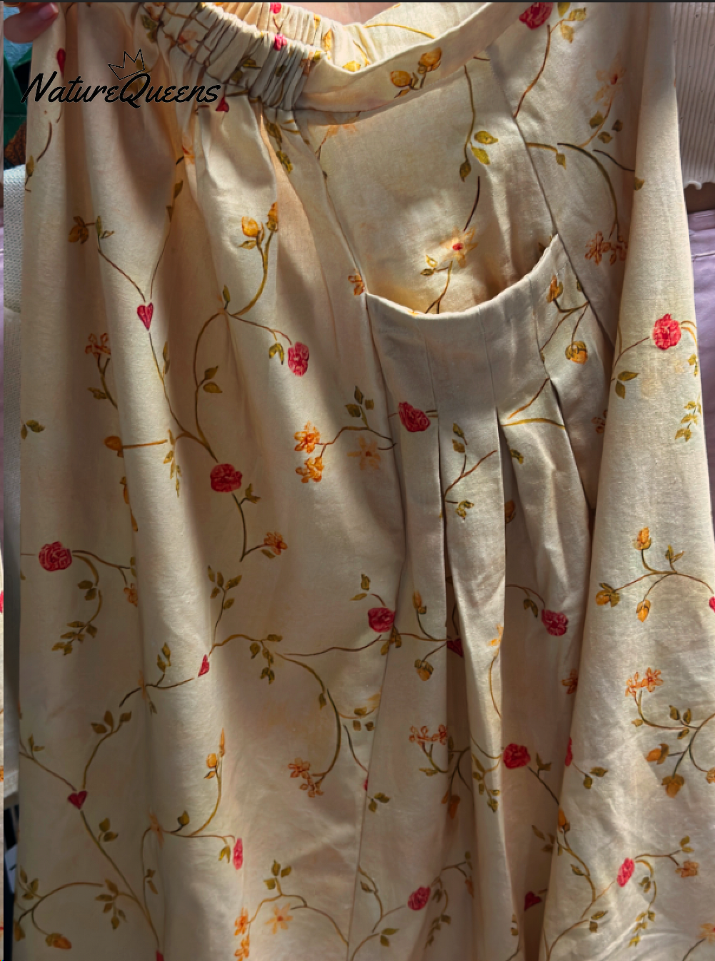 Retro Floral-Kunst Kokerrok