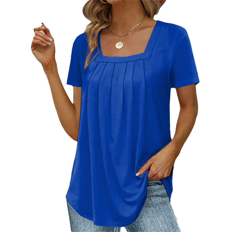 Elegant Pleat Blouse