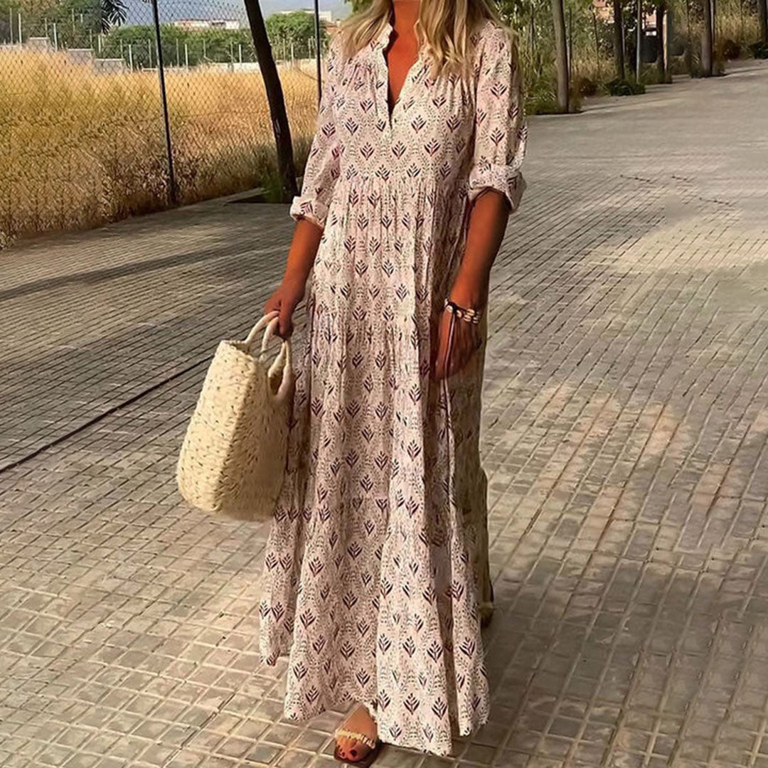 Elegant Vloeiend Zomerjurk