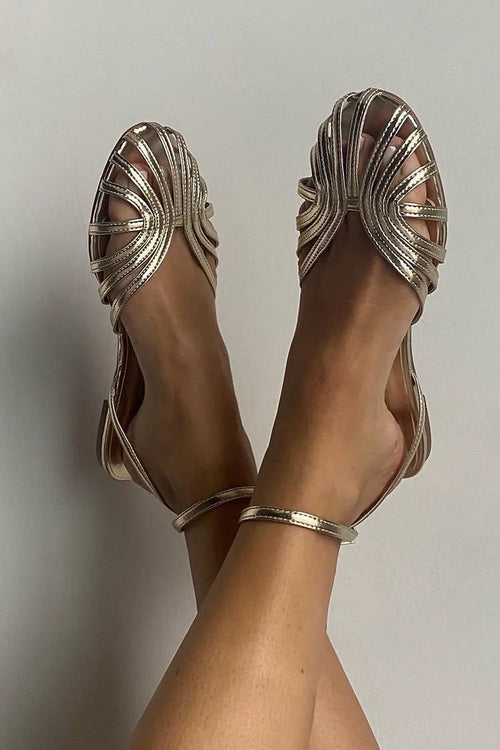 Elegante Gevlochten Sandalen