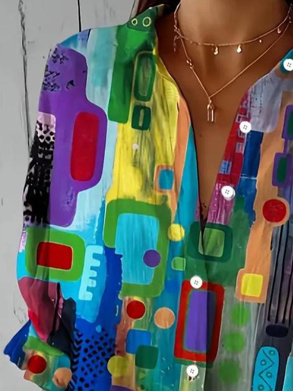 Elegante Rayon-Blend Blouse