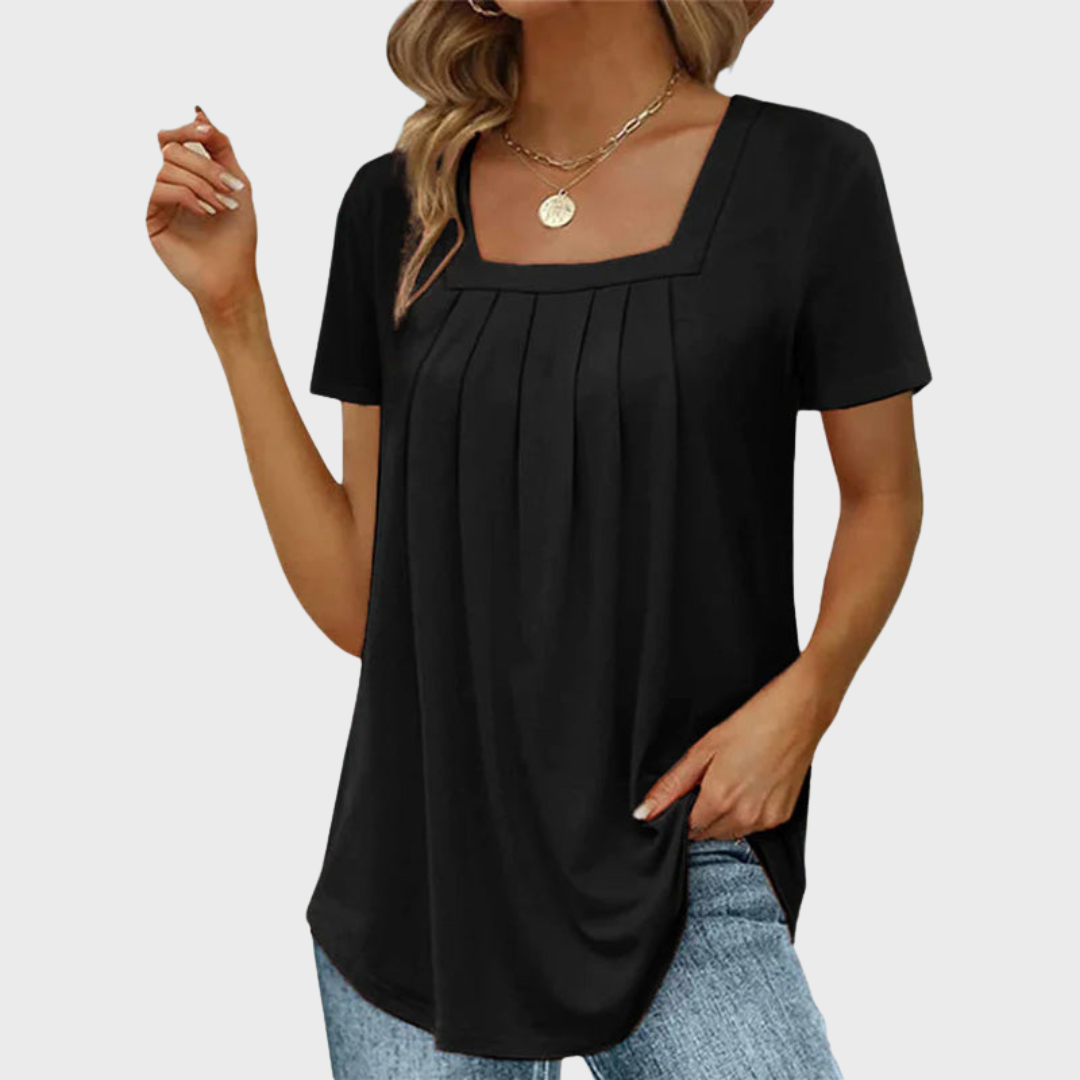 Breezy Elegance Summer Blouse