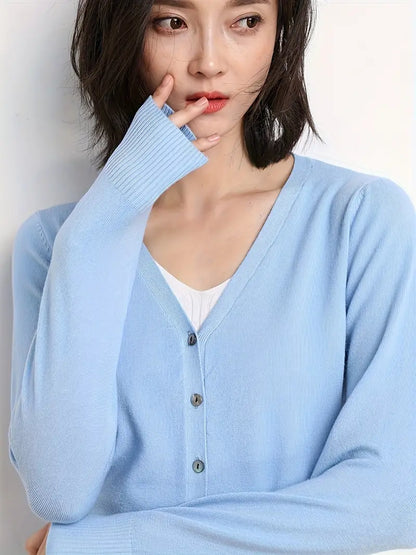 Flatterende V-Hals Mantel