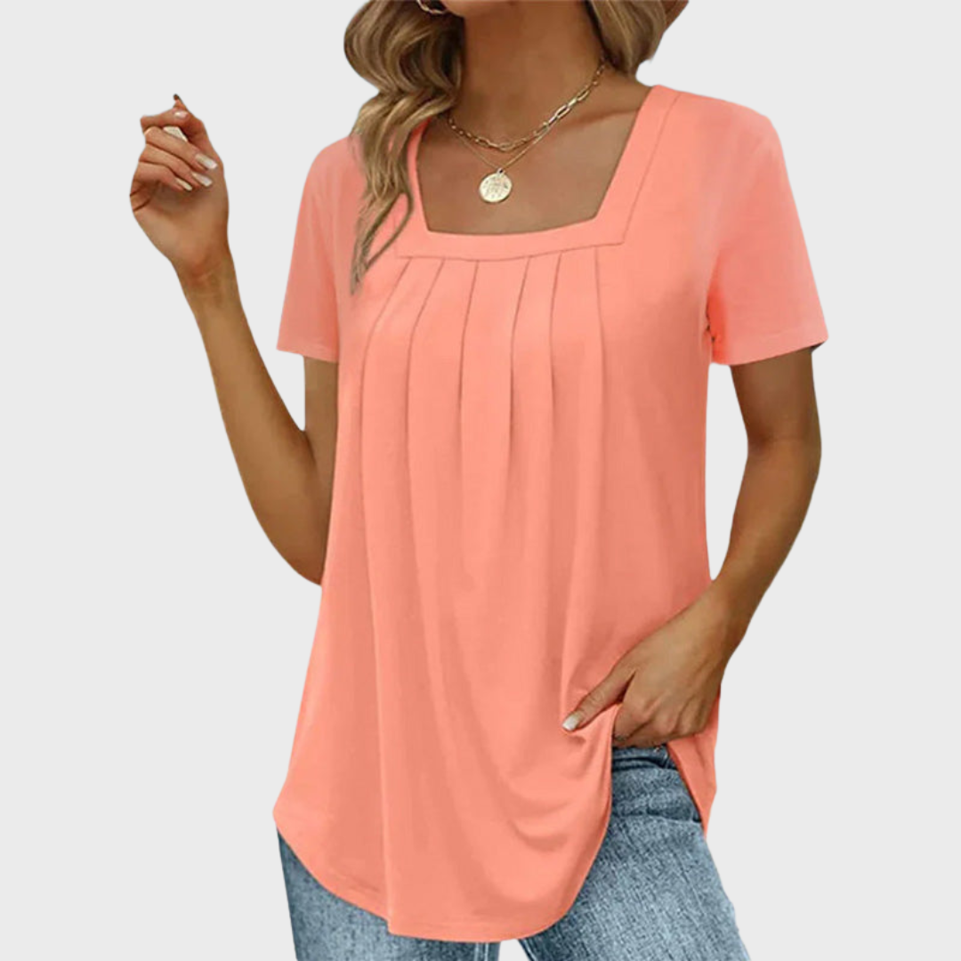 Breezy Elegance Summer Blouse