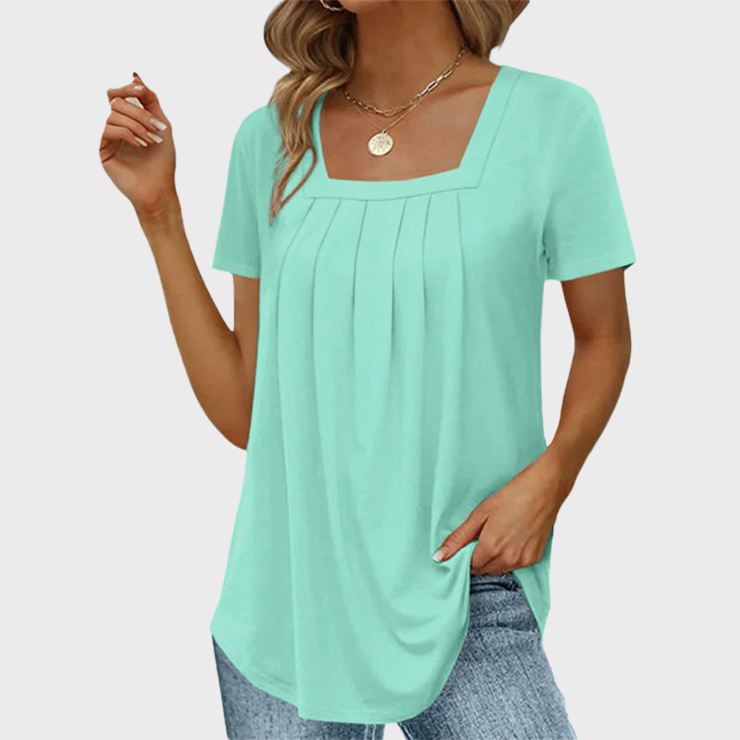 Breezy Elegance Summer Blouse