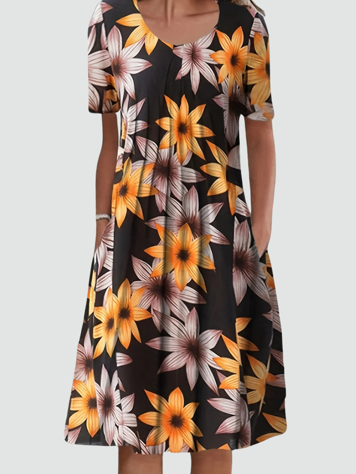 Luchtige Bloemenjurk voor Zomerse Elegantie