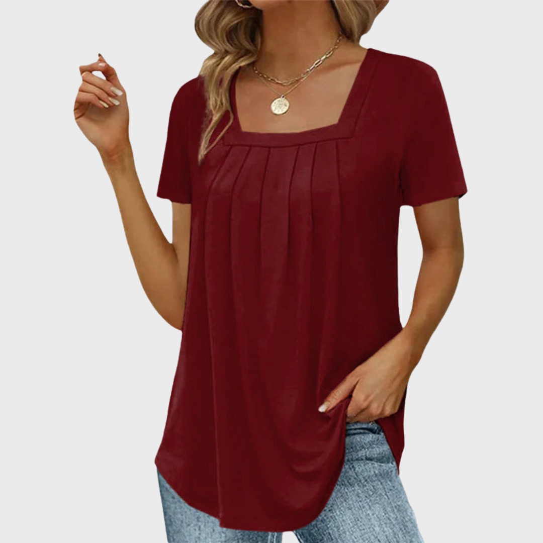 Breezy Elegance Summer Blouse