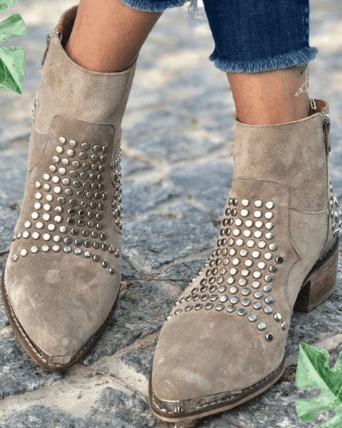 Stijlvolle Enkelboots Met Studs