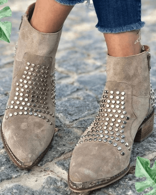 Stijlvolle Enkelboots Met Studs