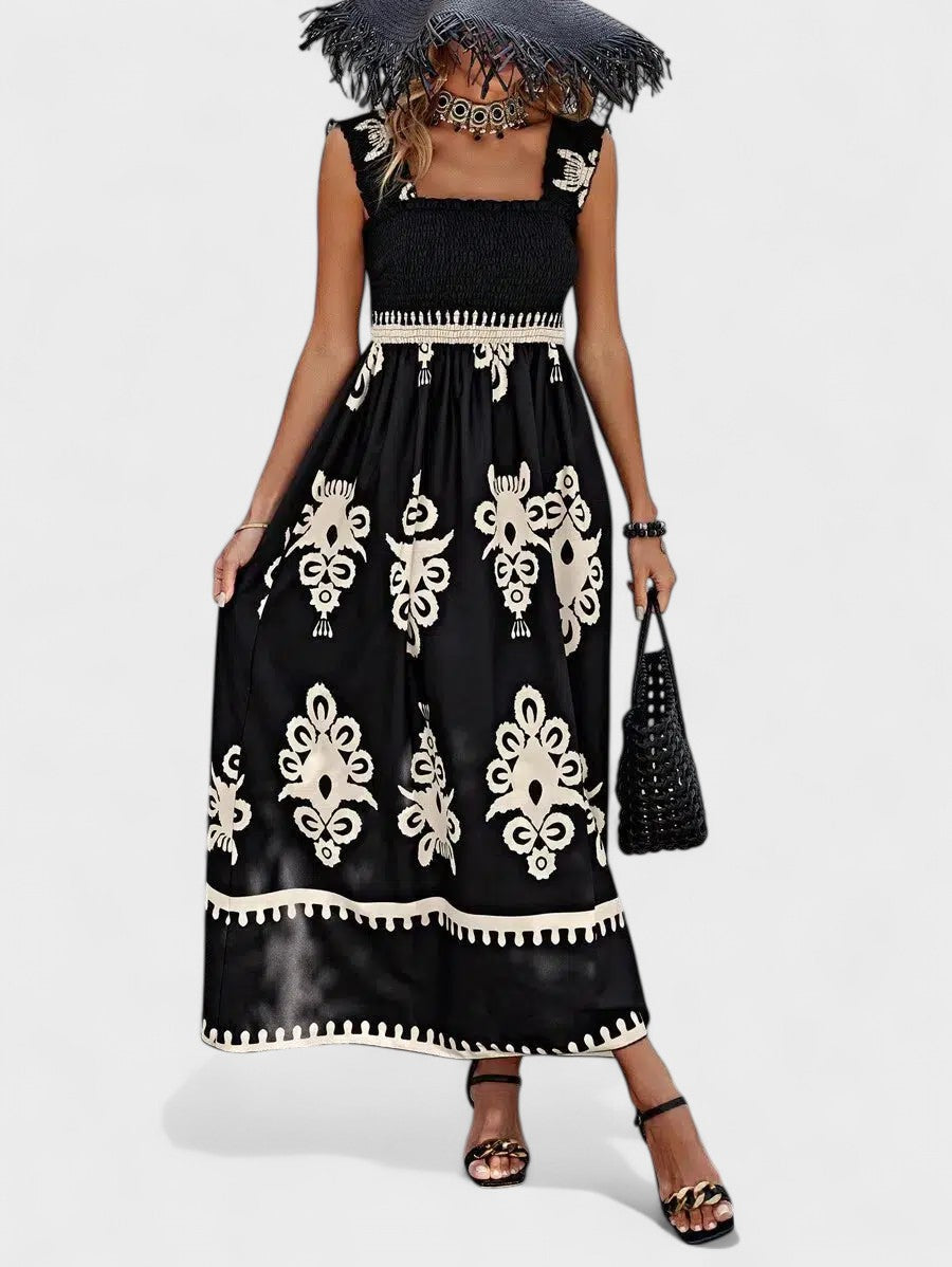 Boho-Chic Maxi Jurk