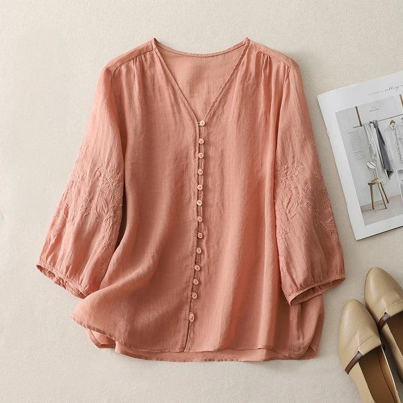 Elegant Linen Blouse