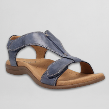Comfort-Luxe Leren Sandalen