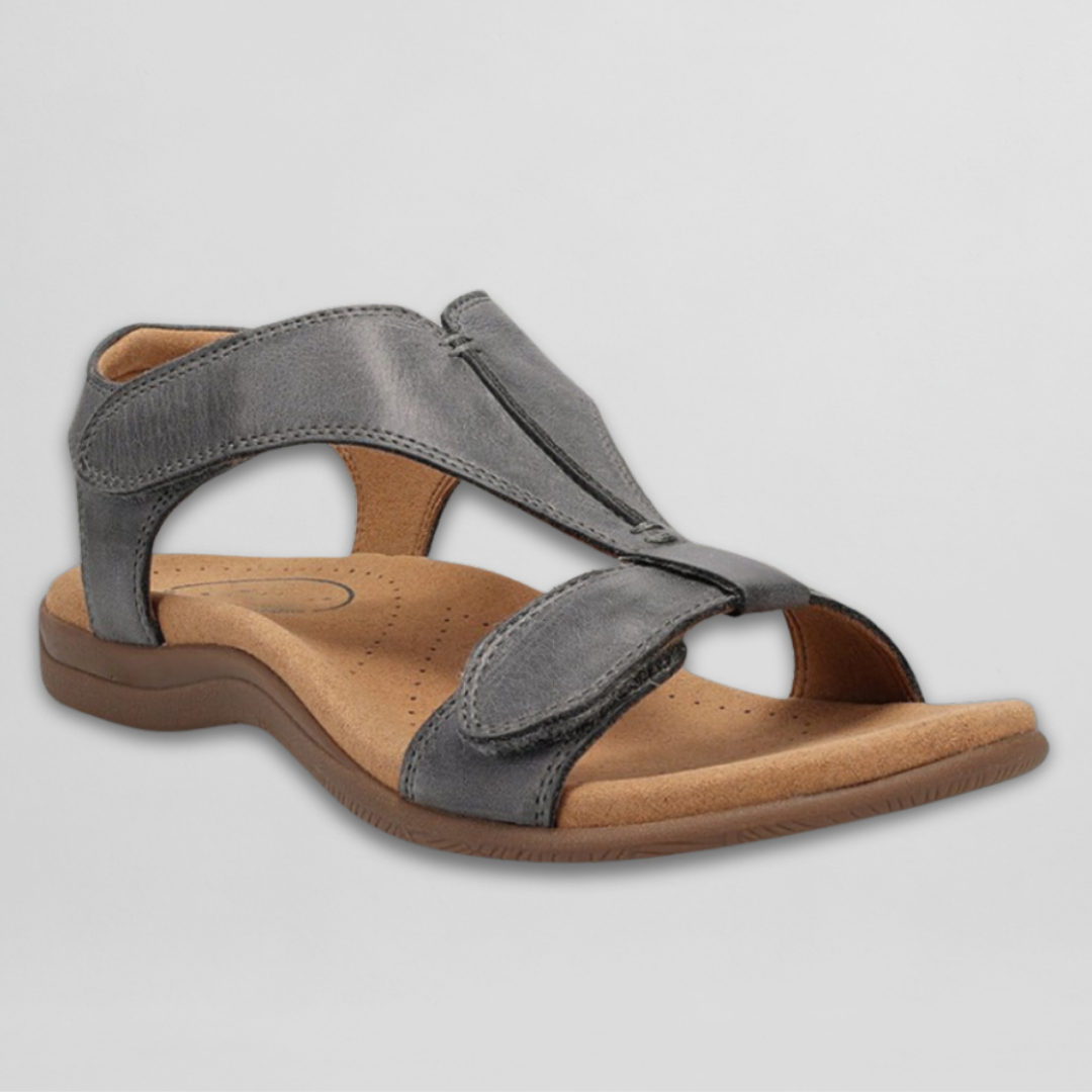 Comfort-Luxe Leren Sandalen