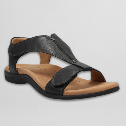 Comfort-Luxe Leren Sandalen