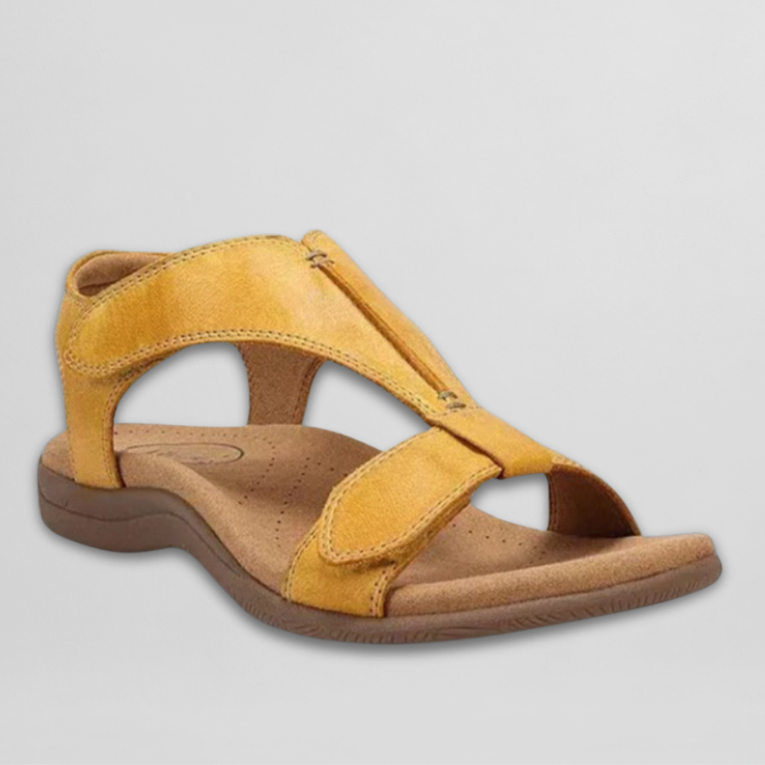 Comfort-Luxe Leren Sandalen