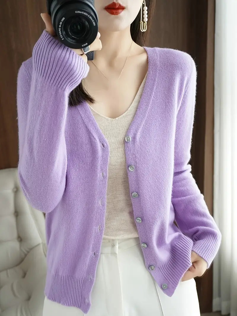 Flatterende V-Hals Mantel