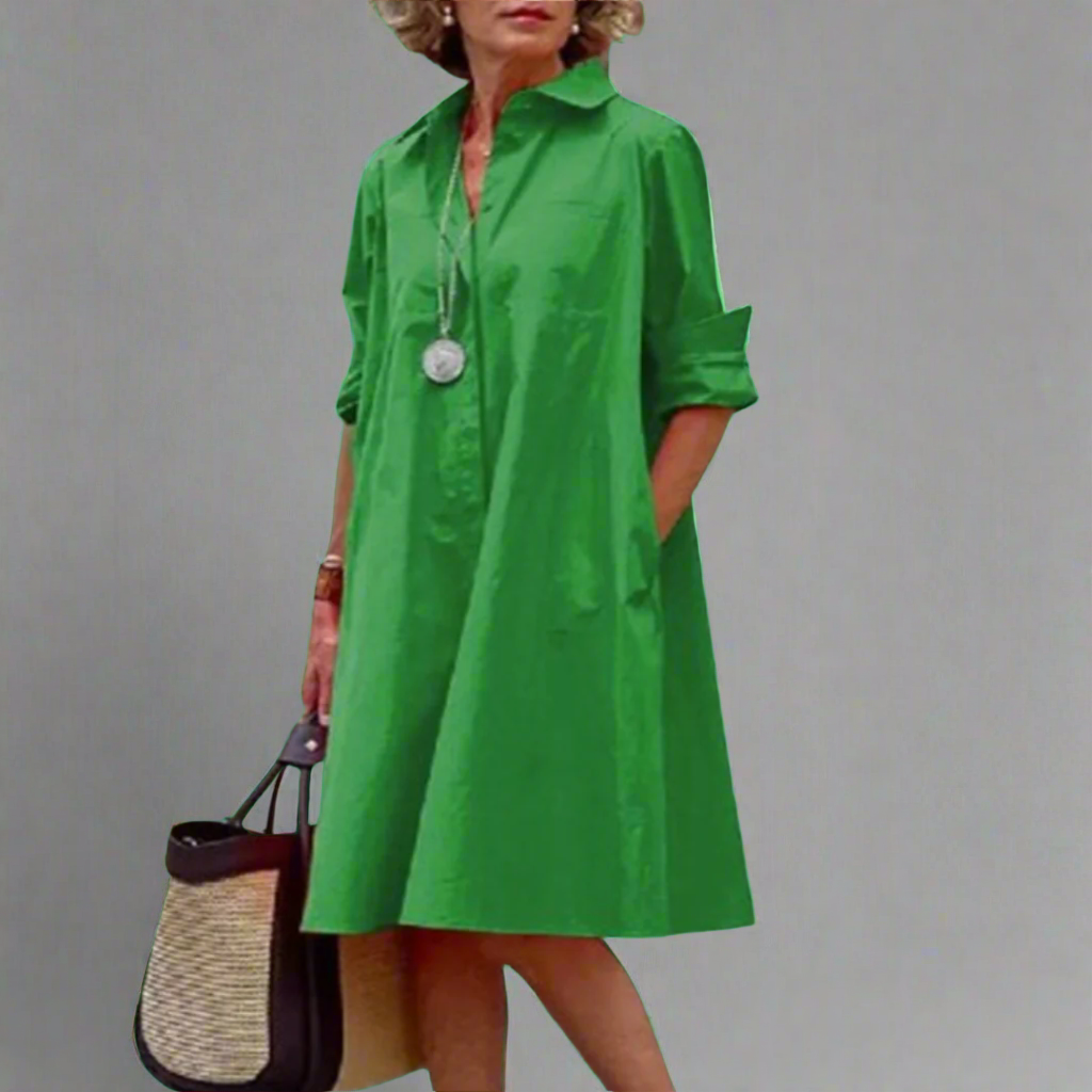 Elegante Midi-Jurk Met Charme