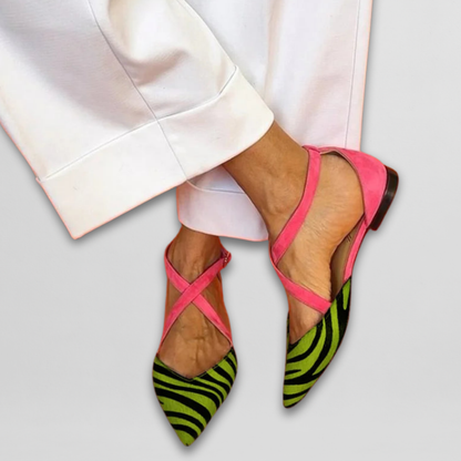 Fuchsia Zebra Ballerina's