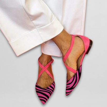 Fuchsia Zebra Ballerina's