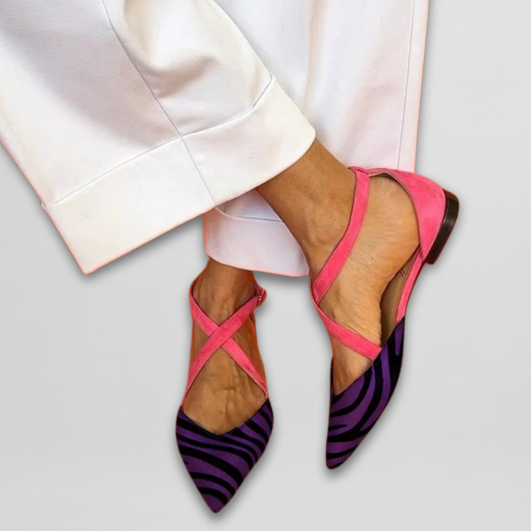 Fuchsia Zebra Ballerina's