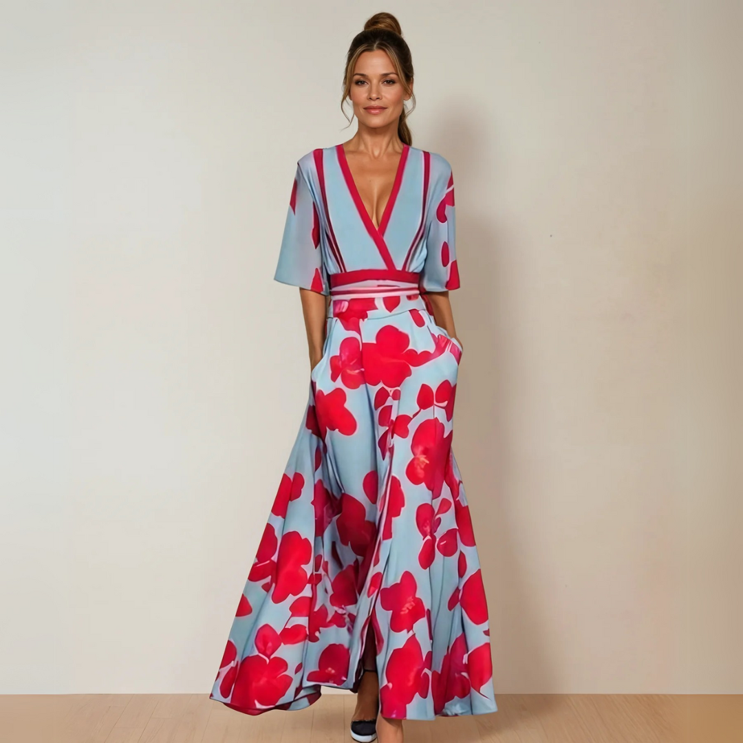 Luxueuze Bloemenjurk voor Zelfverzekerde Vrouwen