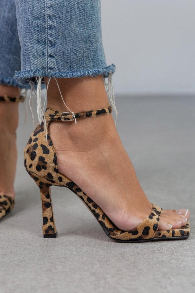 Elegant Dierenprint Sandalen