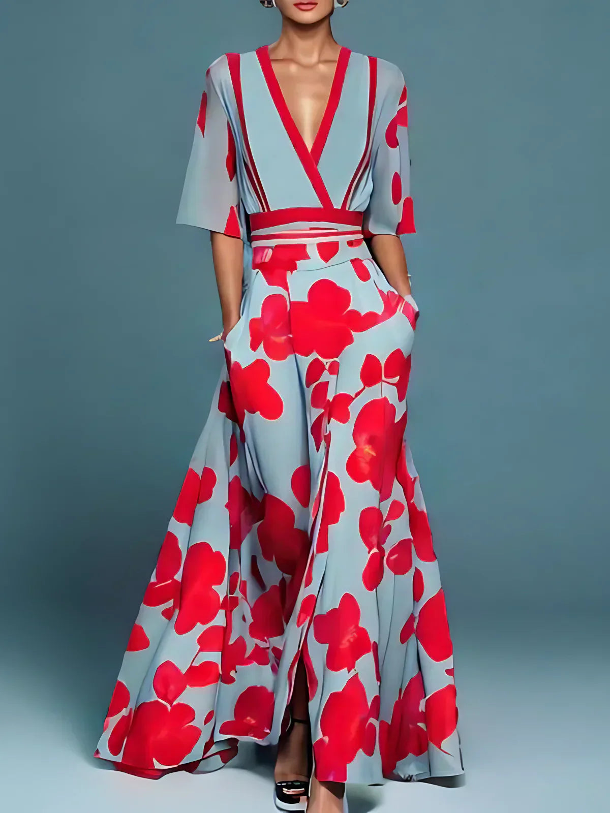 Elegante Jurk met Flatterend Silhouet