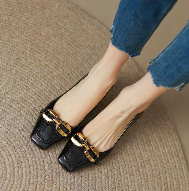 Elegante Patchwork Sandalen