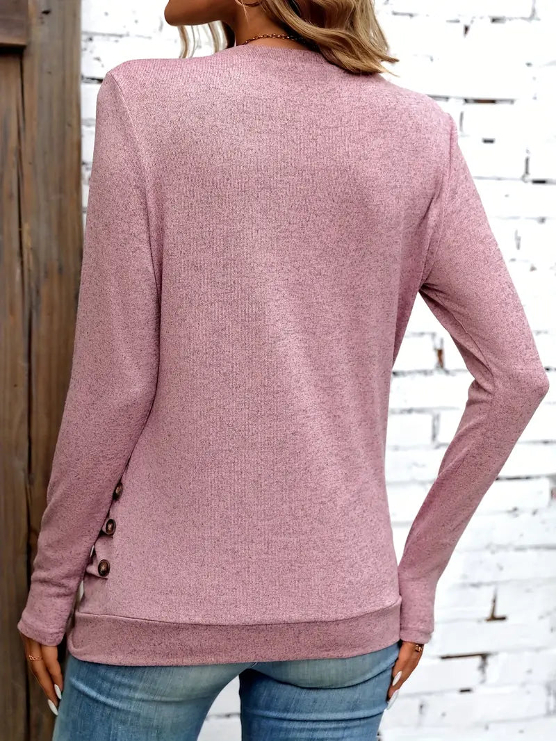 Figuur-Flatterende Lange Blouse