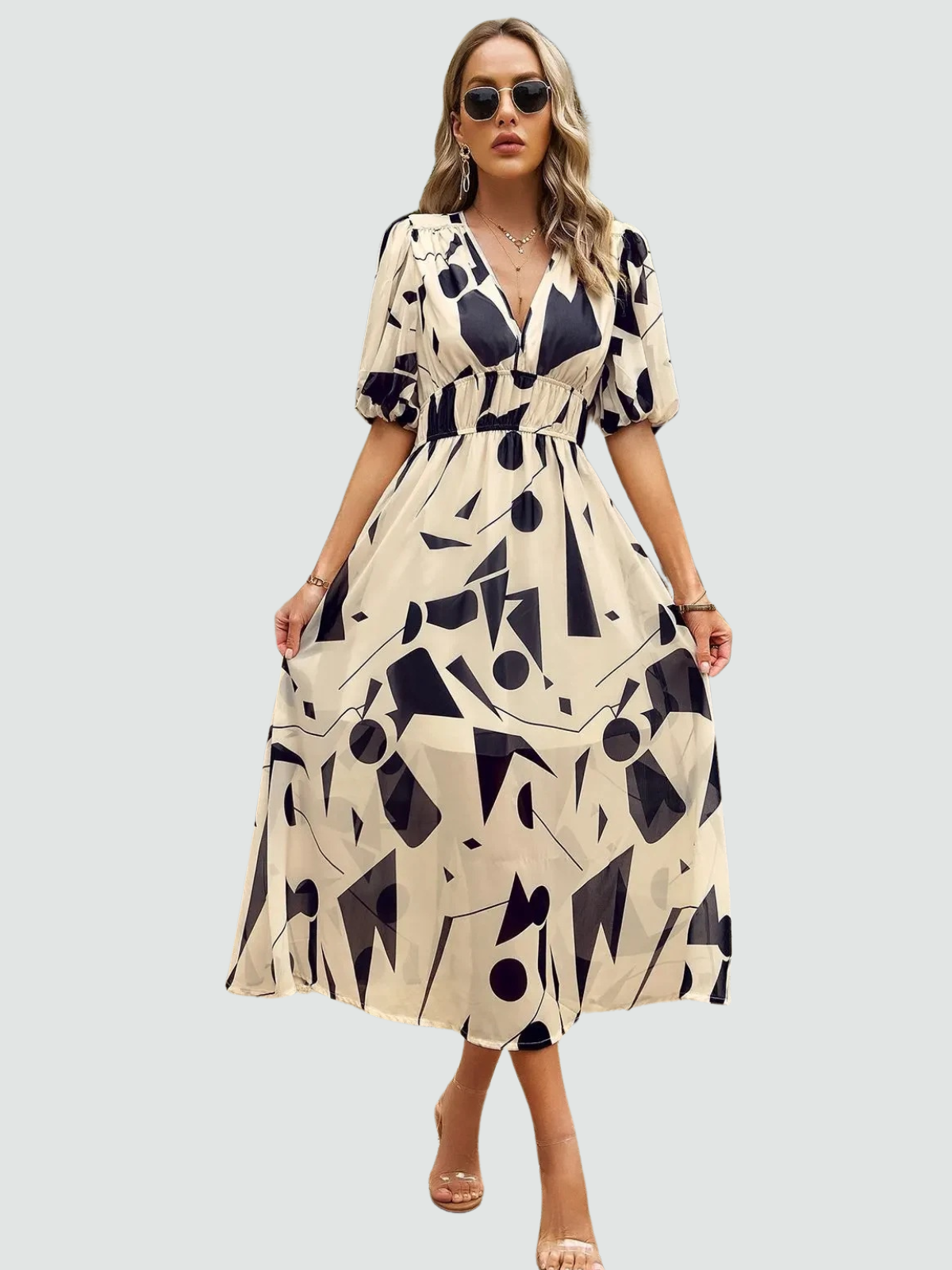 Elegante Zomer Bloemenjurk