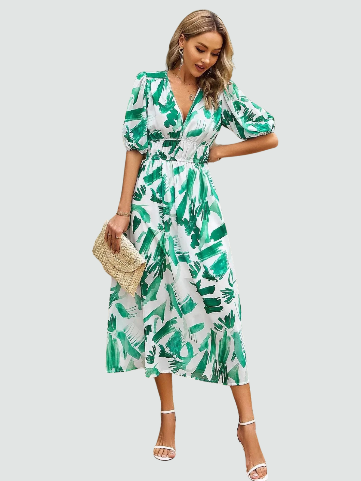 Elegante Zomer Bloemenjurk