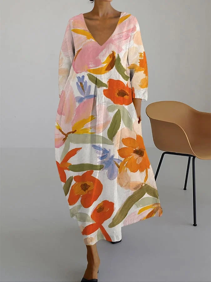 Floral-Breeze Summer Dress