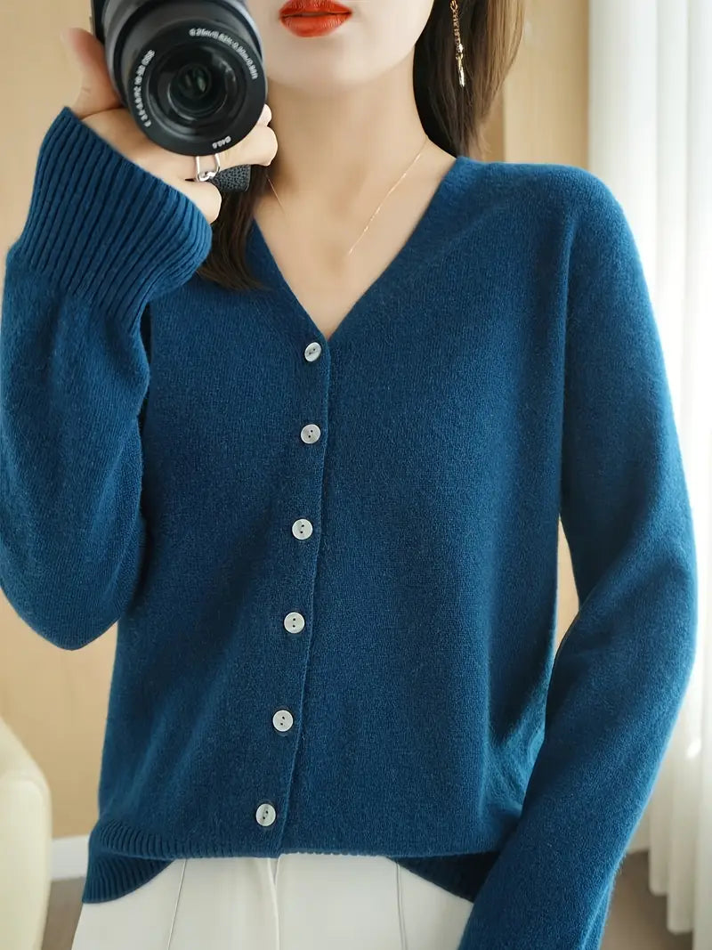 Flatterende V-Hals Mantel