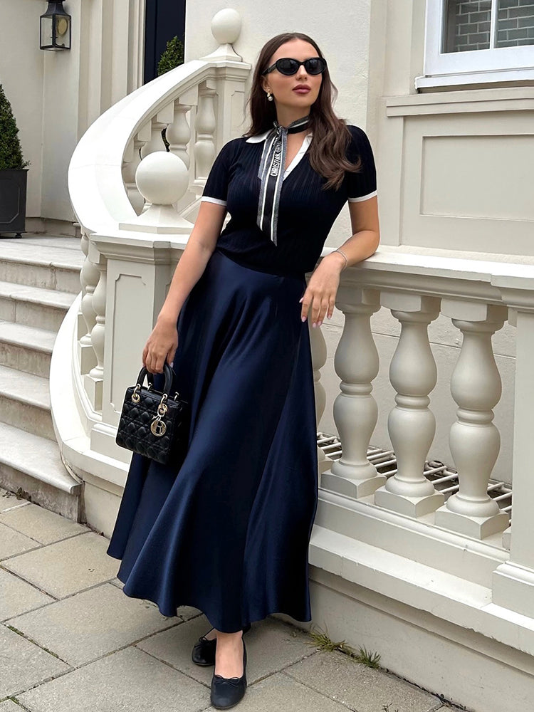 Tijdloze Comfort Gebreide Blouse