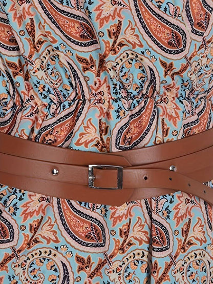 Elegante Bloemen Maxi Jurk