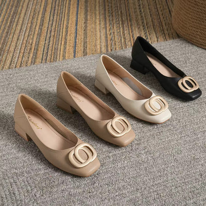 Elegant Mid-Heel Pumps
