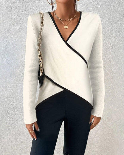 Elegant Wrap Sweater