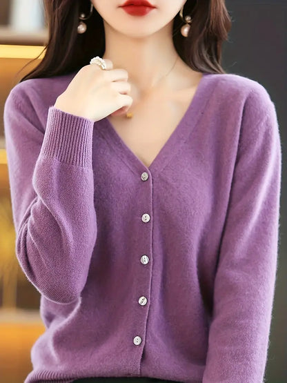 Flatterende V-Hals Mantel