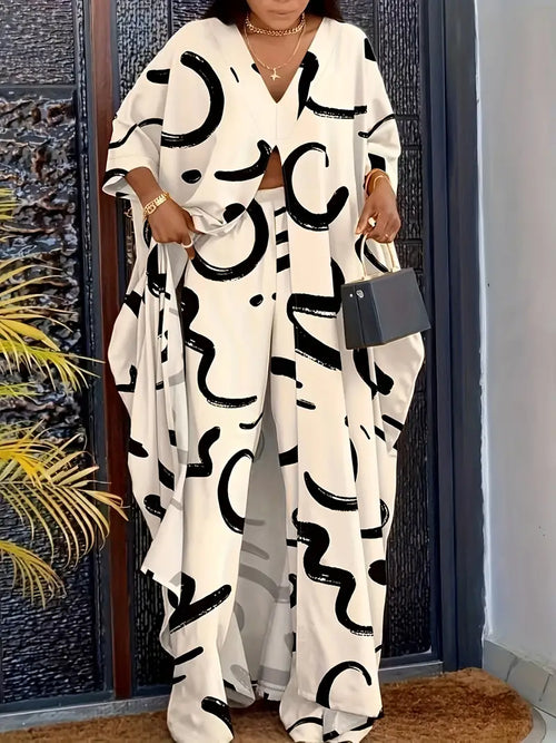 Strijkvrije Print Blouse