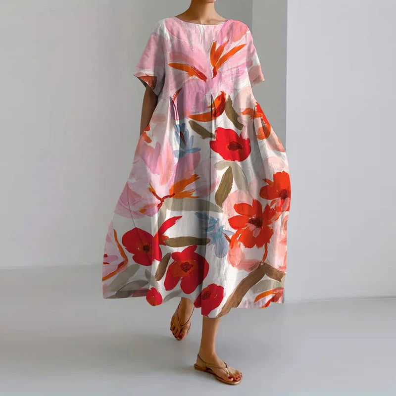 Floral-Breeze Summer Dress