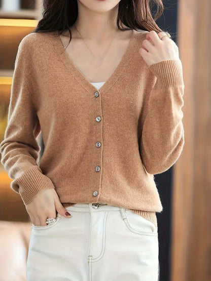 Flatterende V-Hals Mantel