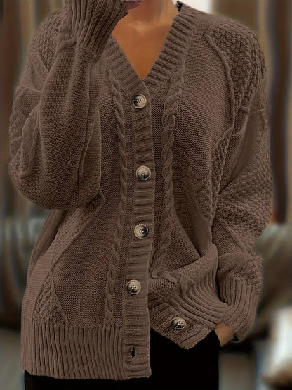 Ademend V-Hals Cardigan