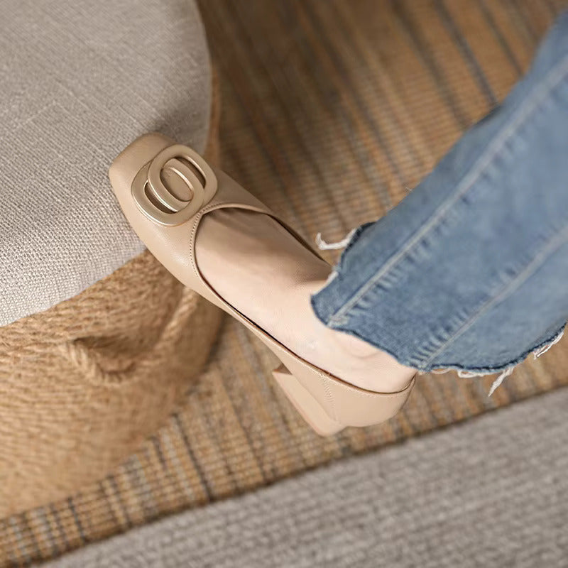 Elegant Mid-Heel Pumps