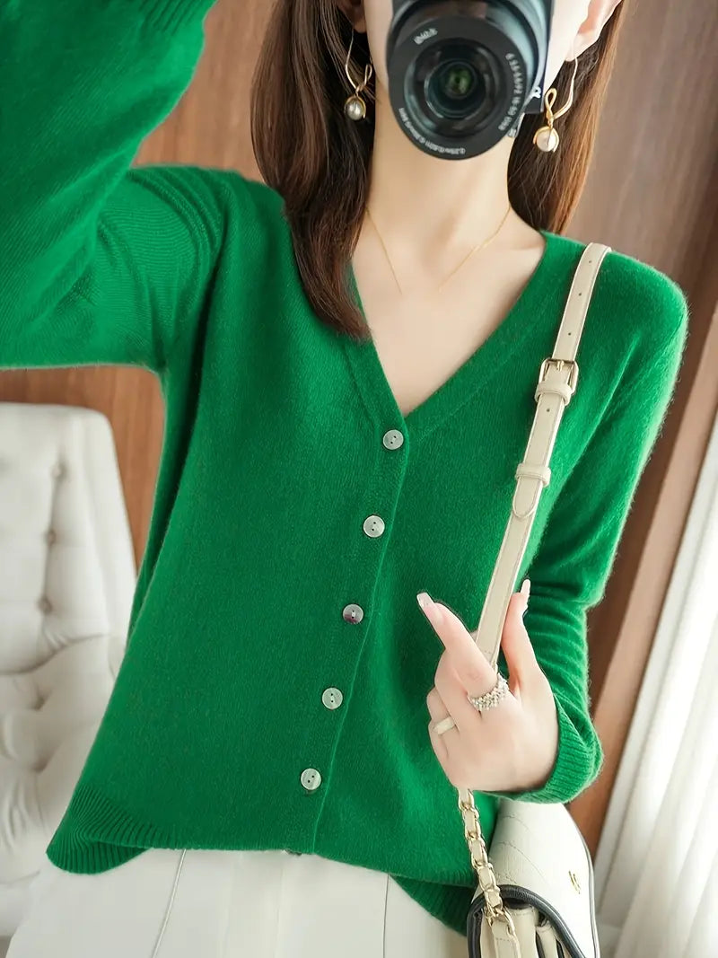 Flatterende V-Hals Mantel