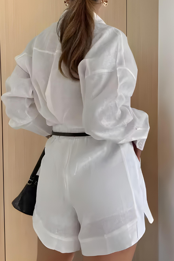 Chic-Cooler Shorts Set