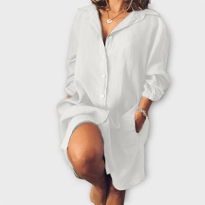 Linnen Blouse Met Stijl